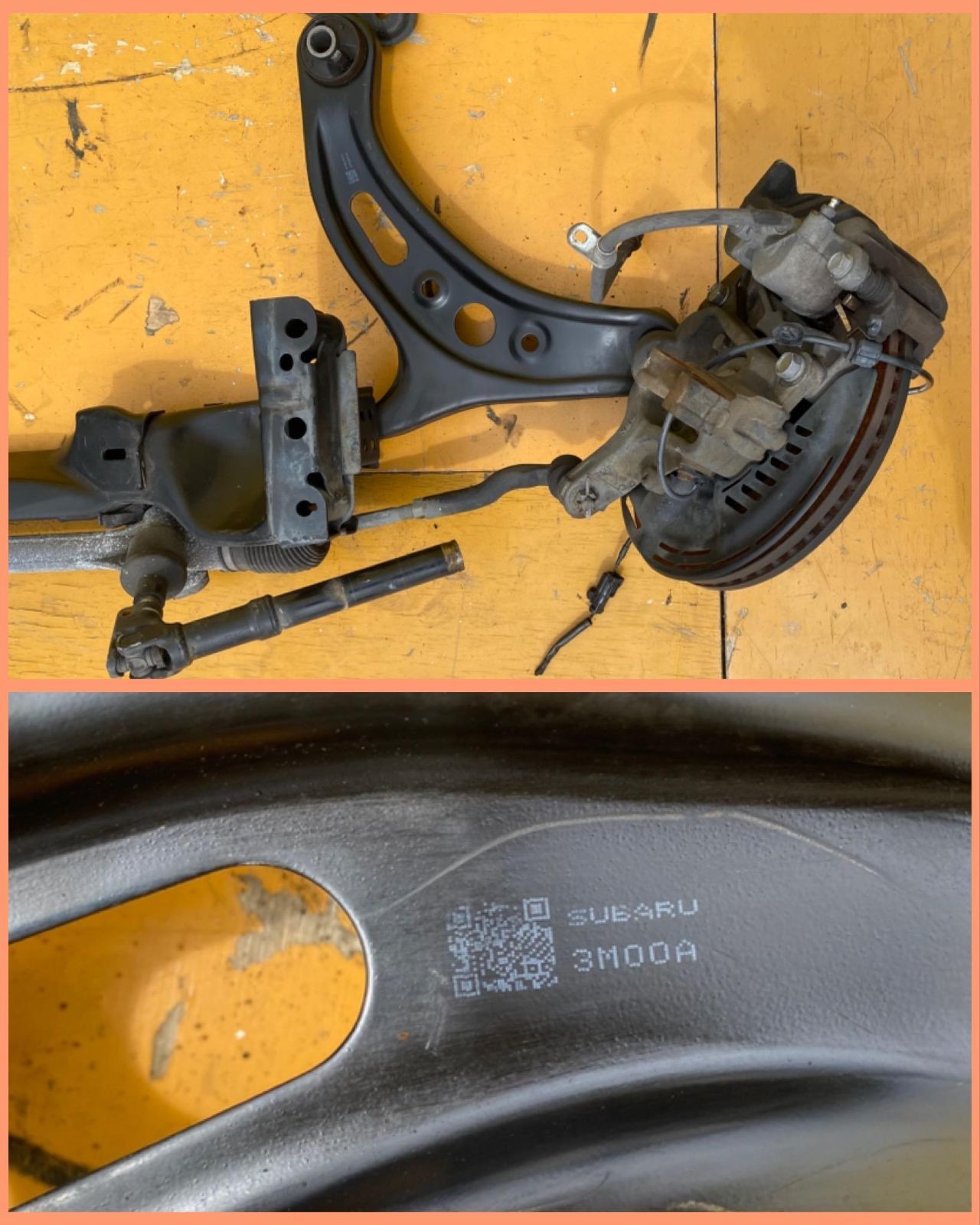 ZT-6068] 純正 トヨタ 86 ZN6／スバル BRZ フロントサスペンションサブ