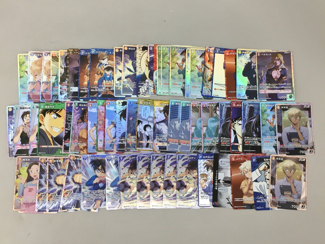 コナンカード　まとめ売り　セット売り　SR CP RP 合計77枚 コナンカードまとめ売りセット売りSR CP RP 合計77枚