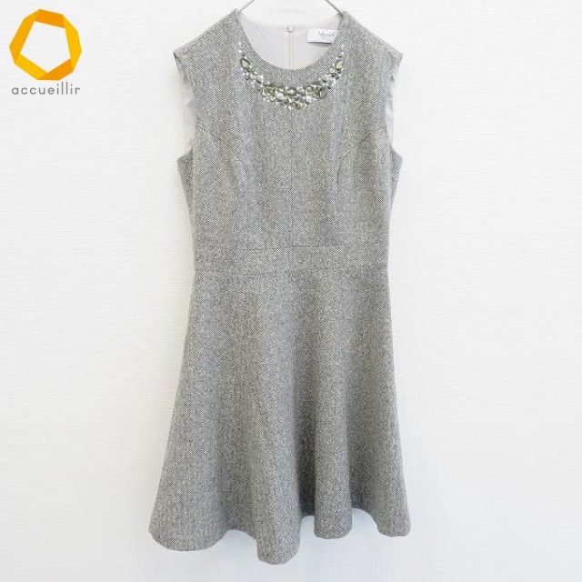 ブルーガール BLUGiRL ワンピース オフスリーブ ラインストーン レディース a 989492