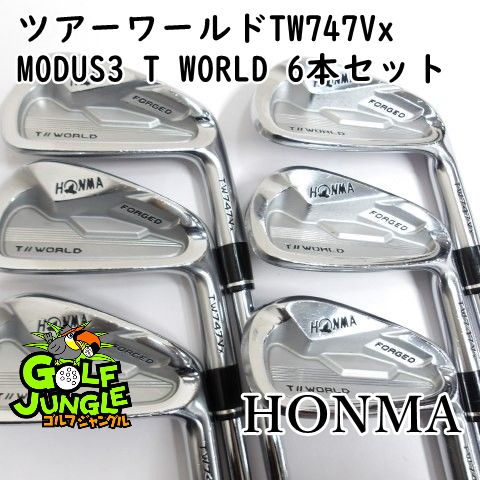 中古】アイアンセット ホンマ ツアーワールドTW747Vx MODUS3 T WORLD 6