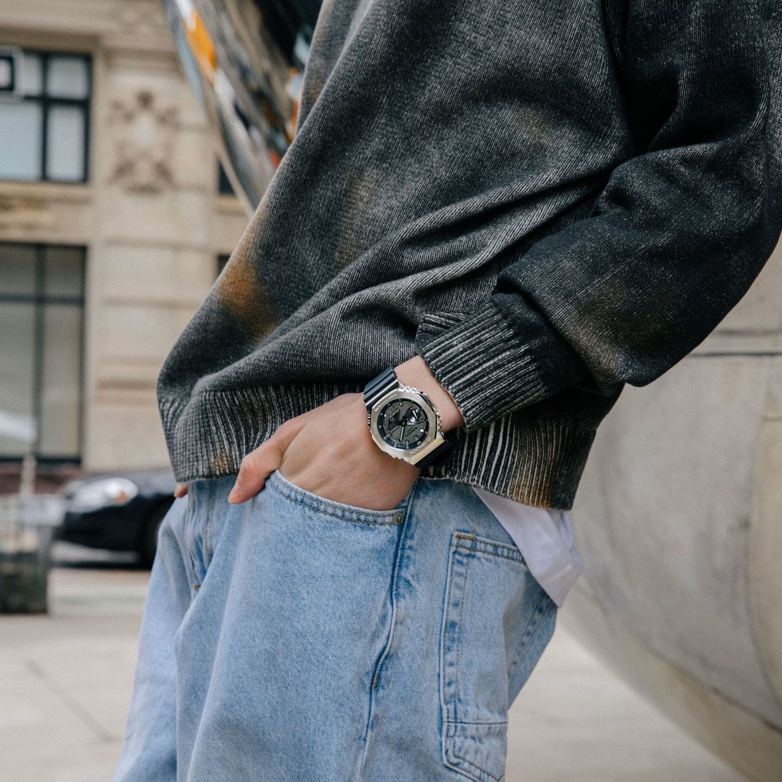  CASIO カシオ G-SHOCK Gショック 八角形フォルム GM-2100 メタルシリーズ GM-2100-1 A 腕時計 メンズ 腕時計(クォーツ) 腕時計(アナログ)