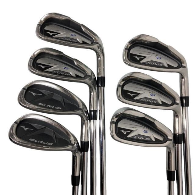 ミズノ EURUS G 6 7 S アイアンセット IR FST 1170 フレックスUNI メンズ 男性用 右利き 右用 Cランク ゴルフクラブ