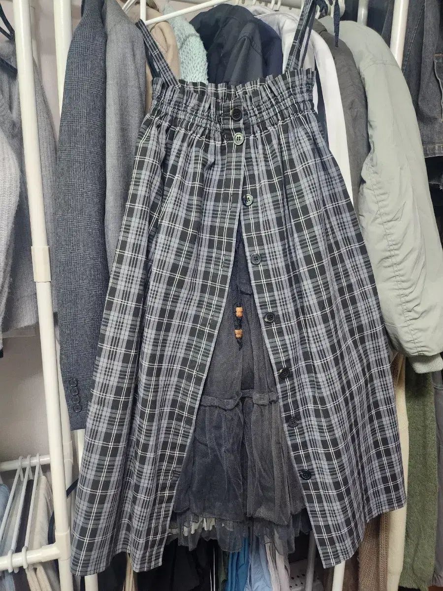 ヴィンテージ 森ガール CHECK柄スカート セット