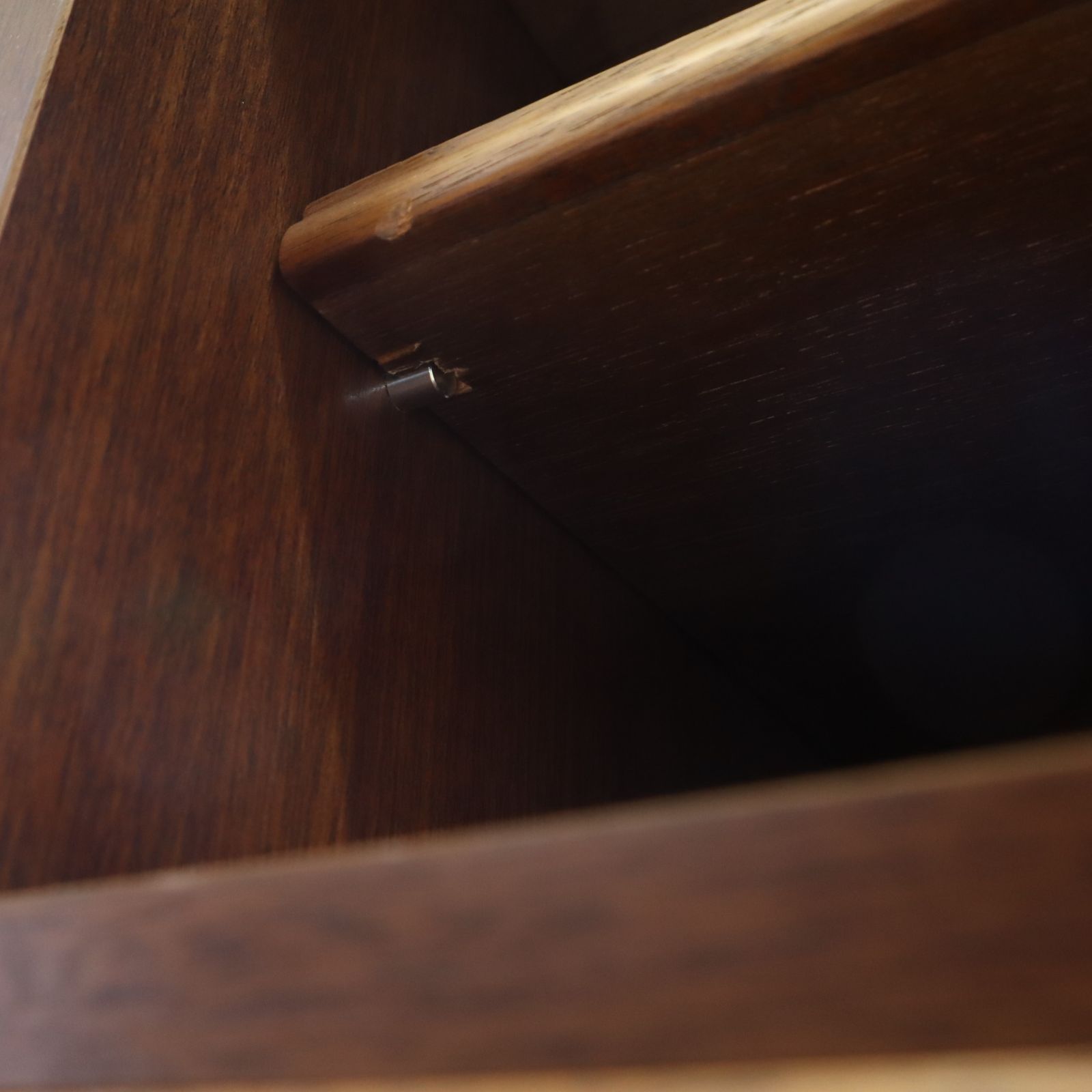 maruni マルニ木工 地中海 ナイトテーブル 引き出し/コンセント付き