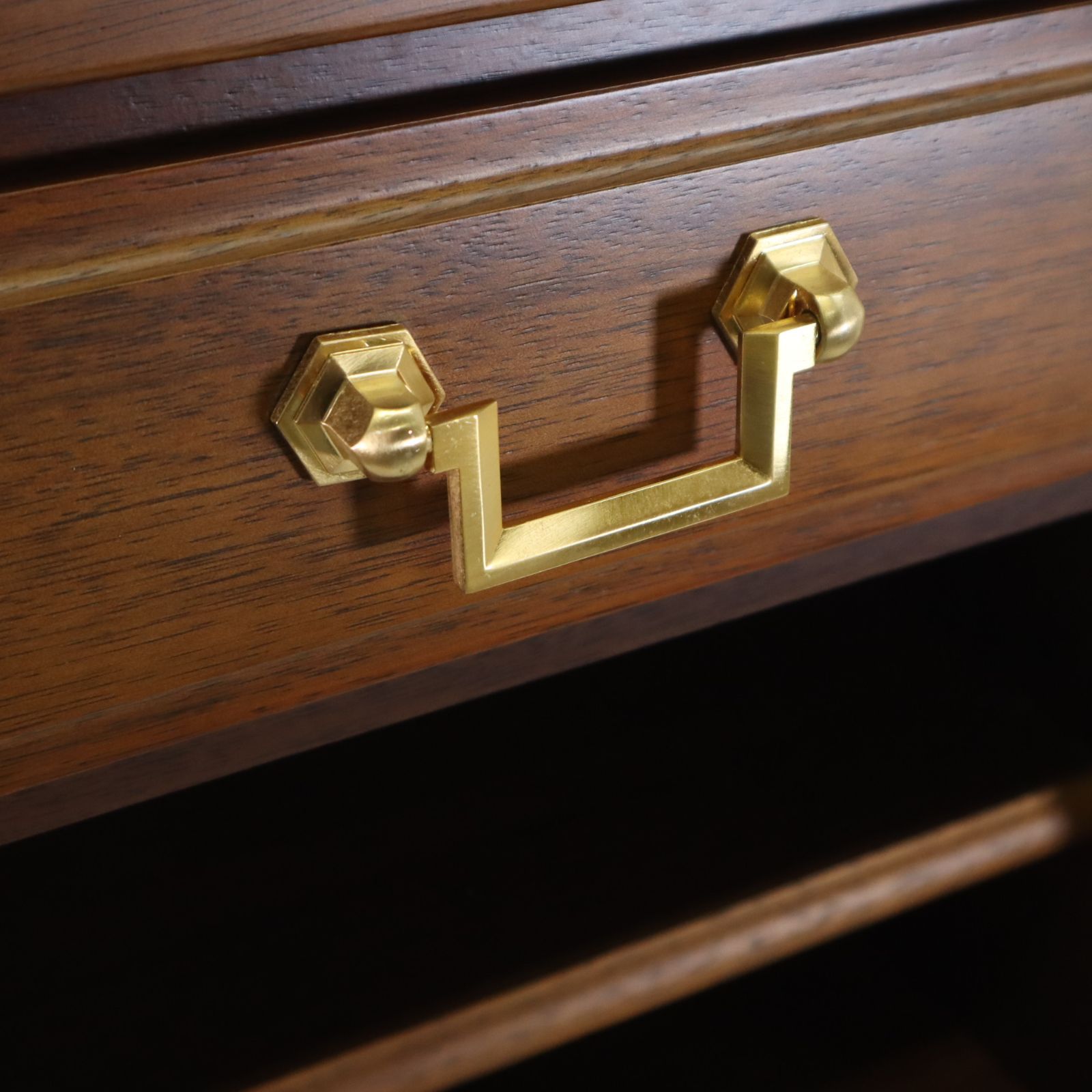 maruni マルニ木工 地中海 ナイトテーブル 引き出し/コンセント付き