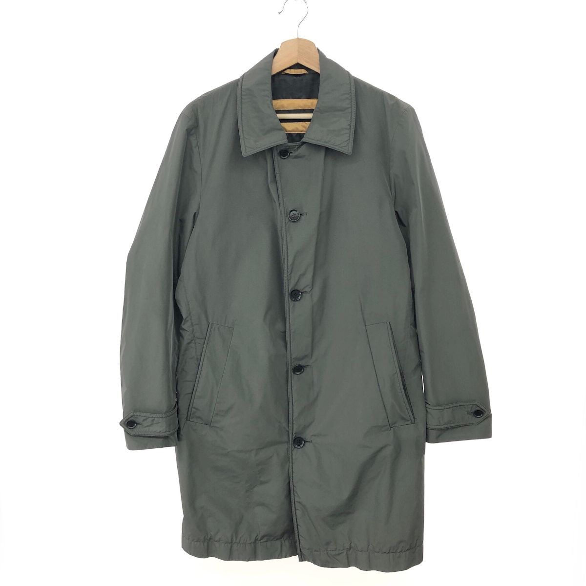 HUGO BOSS ヒューゴボス ステンカラーコート サイズ:46 Water Repellent   ポリエステル グレー メンズ / 240001126187 HUGO BOSS ヒューゴボス ステンカラーコート サイズ:46 Water