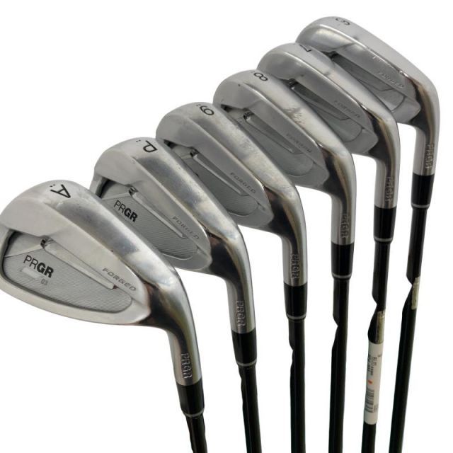 中古】 プロギア PRGR 03 7S アイアンセット IR Diamana FOR PRGR(2022