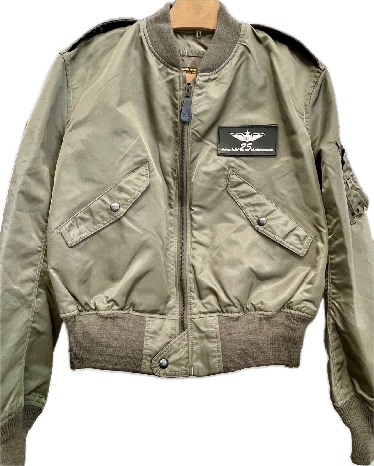 希少✨25thモデル✨AVIREX L-2B フライトジャケット USA製 M 美品 希少✨25thモデル✨25周年モデル AVIREX アヴィレックス L-2B
