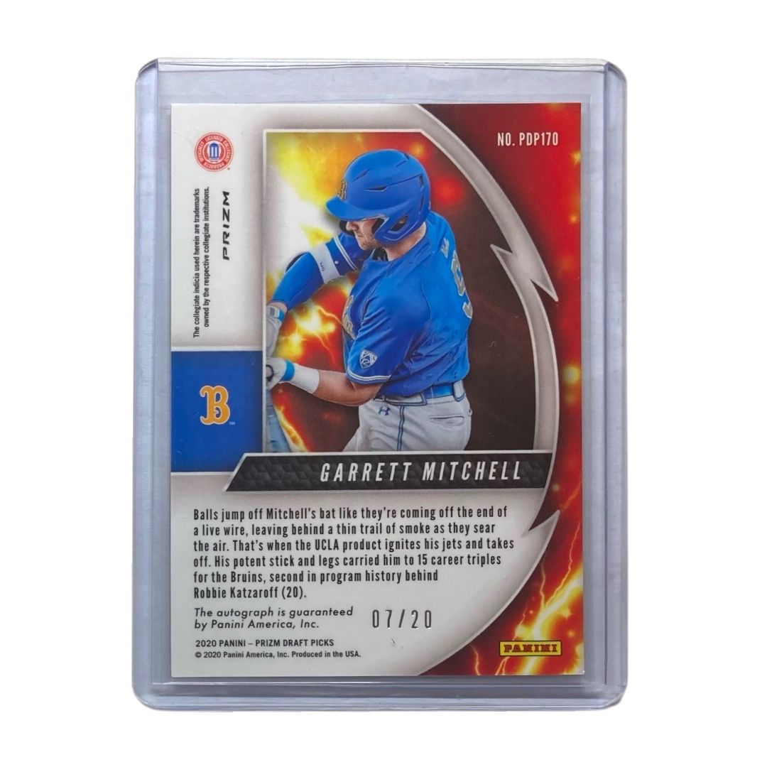 PANINI MLBカード PRIZM DRAFT PICKS GARRETT 20 PDP 170 IT 2