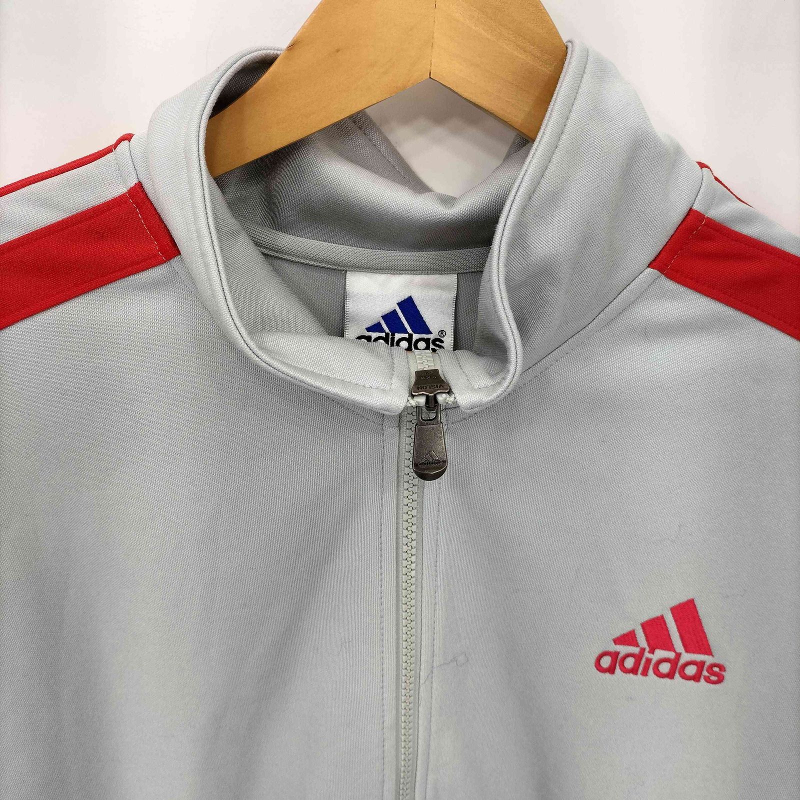 アディダス adidas 00s 万国旗タグ ロゴ刺繍 トラックジャケット
