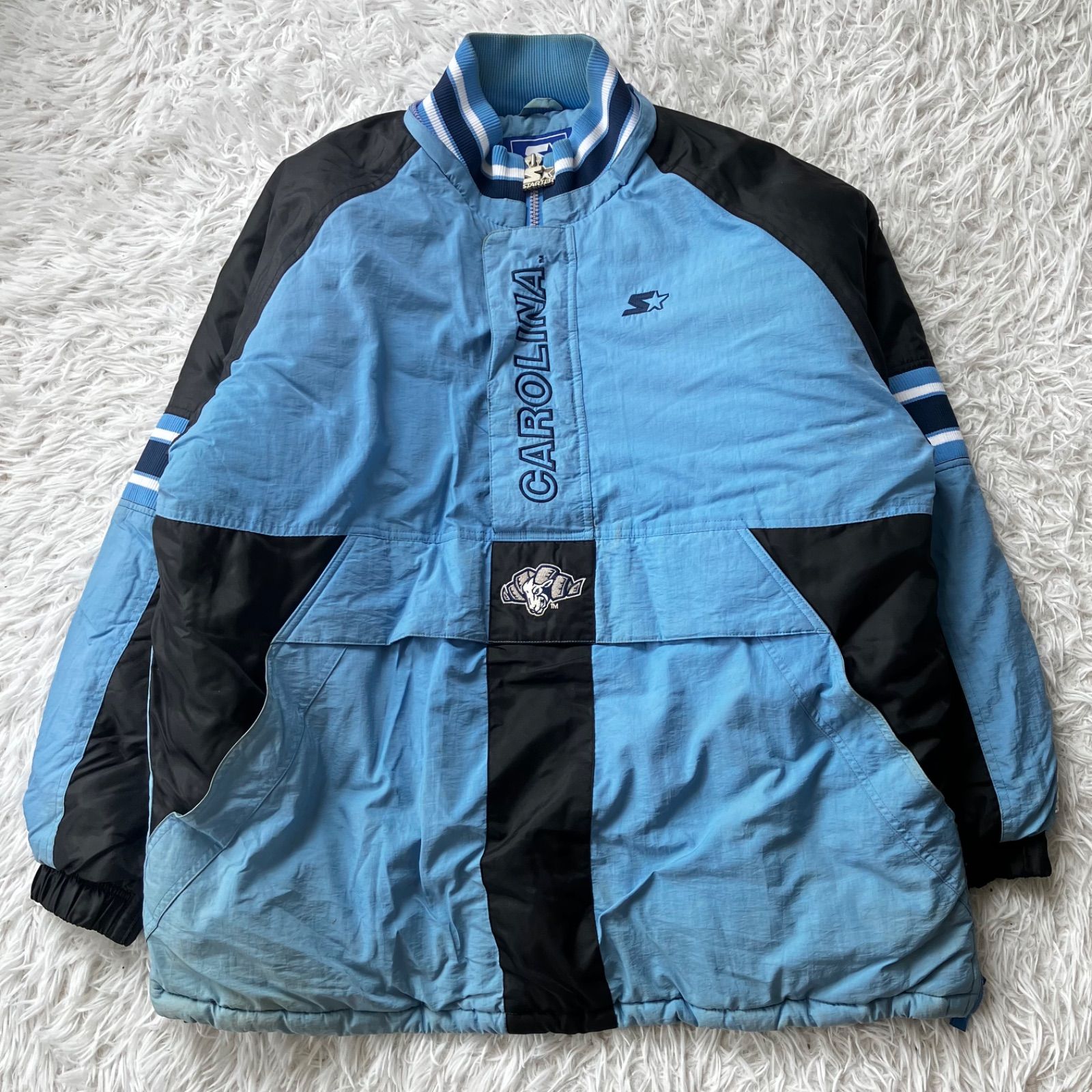 90s STARTER スターター ノースカロライナ スターター 90s North Carolina ノースカロライナ 刺繍ロゴ カレッジ