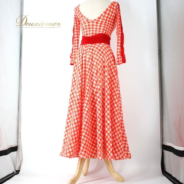 社交ダンス 衣装 スタンダード ドレス ワンピース レッスンウェア