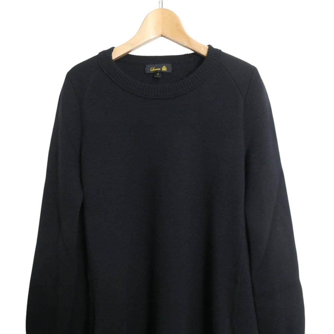 美品 DRAWER ドゥロワー サイズ1 ウール ミラノリブ サイドポケット