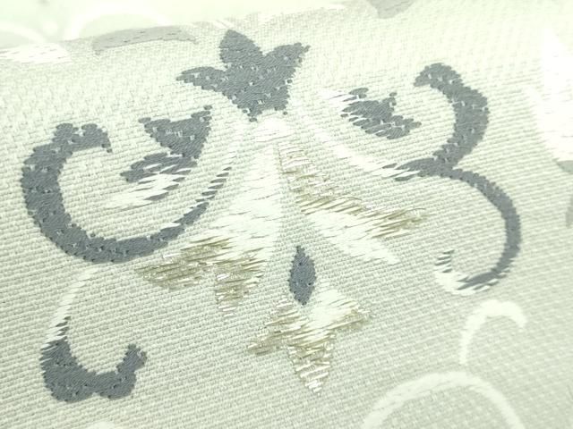 平和屋着物○極上 六通柄袋帯 唐織 花唐草 金糸 逸品 DZAB2391kh6