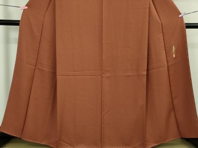  平和屋着物● 上 本草木染作家 瑞寶 色無地 茶色 ♥ kh 6 色無地 着物