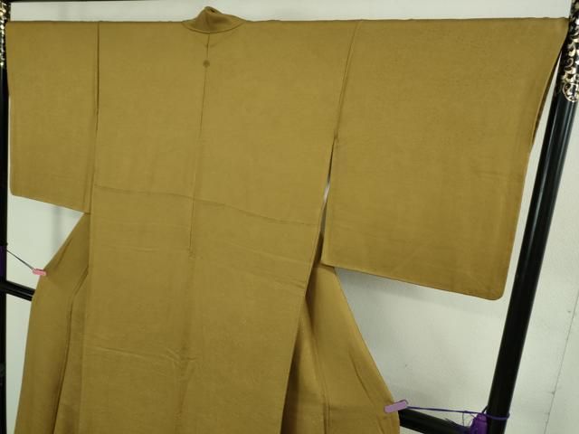 平和屋着物○極上 色無地 草花地紋 桑染色 逸品 DZAB2510kh6 - メルカリ