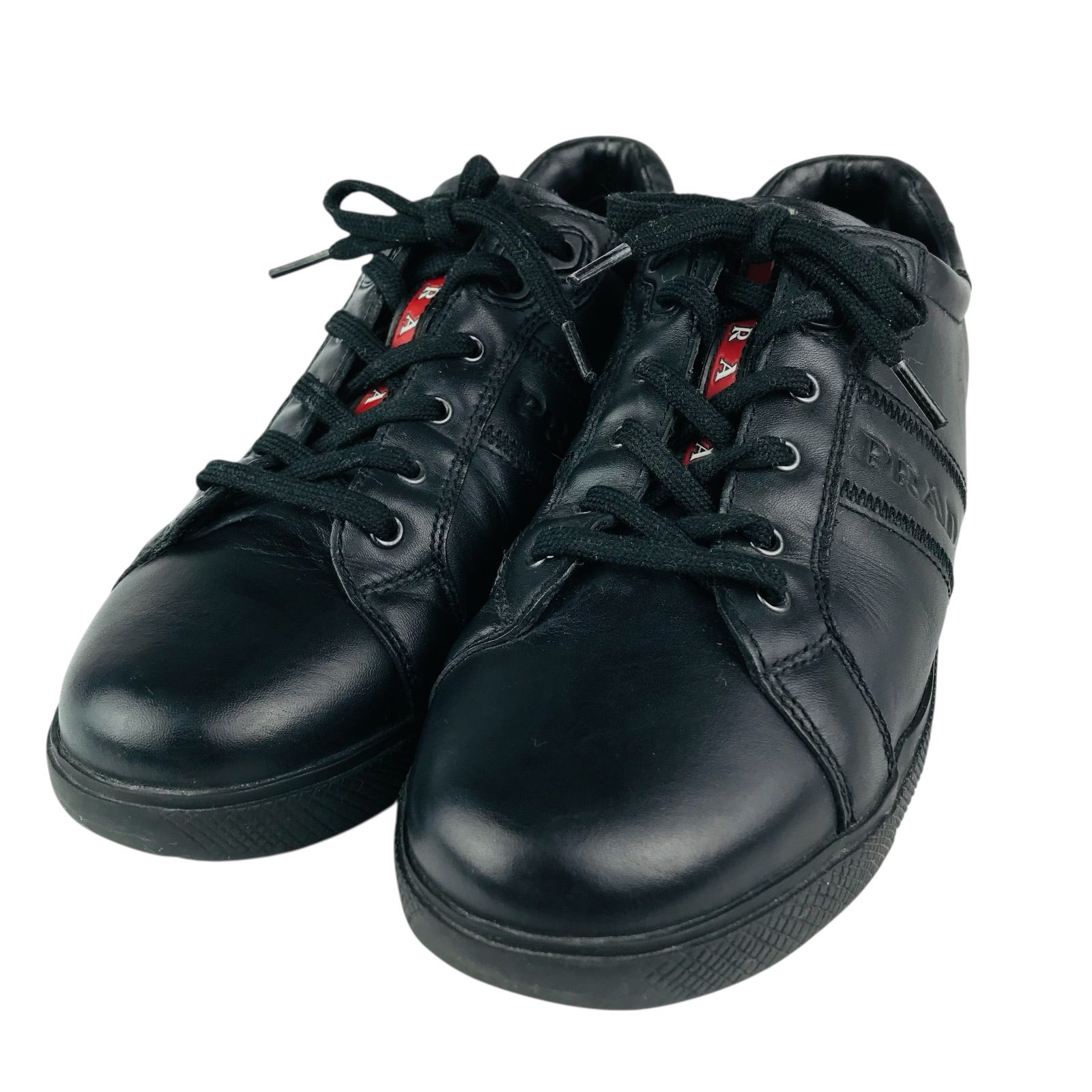 美品☆PRADA SPORT・プラダスポーツ・レディース レザー エンボス加工