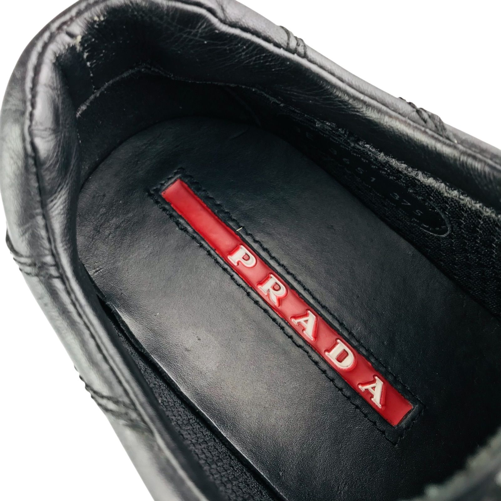 美品☆PRADA SPORT・プラダスポーツ・レディース レザー エンボス加工 