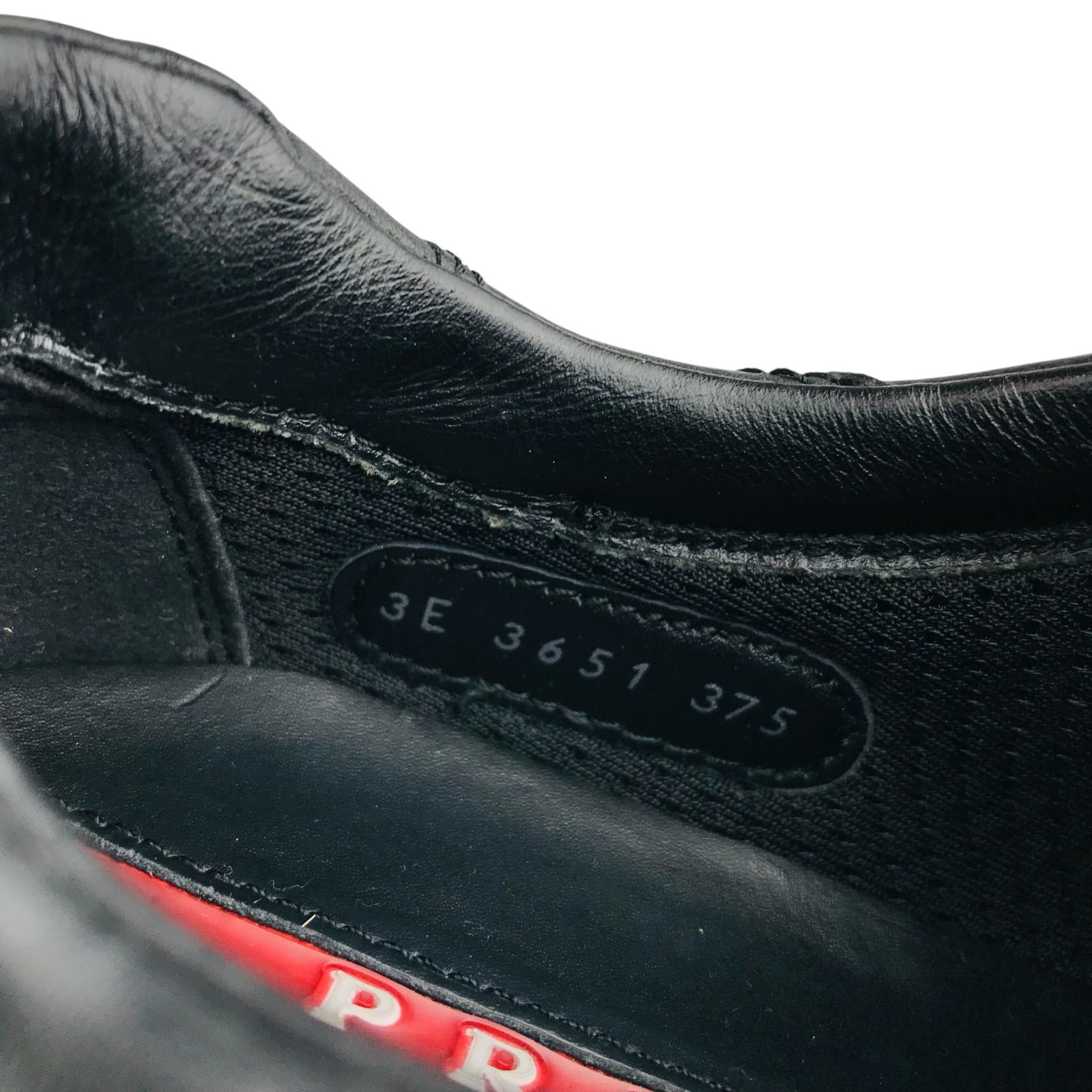 美品☆PRADA SPORT・プラダスポーツ・レディース レザー エンボス加工 