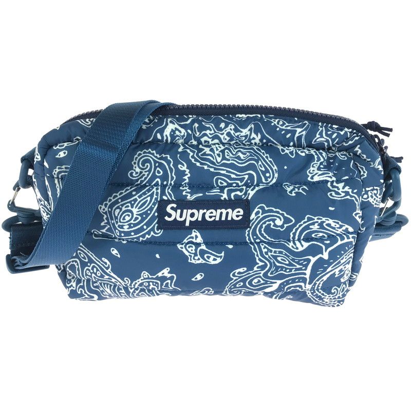 品 Supreme シュプリーム 22 AW PUFFER SIDE BAG パファー サイド バッグ ショルダーバッグ カバン 188-260108-na-06-tag