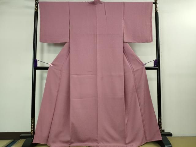 平和屋着物● 上 色無地 長春色 ♥ kh 6