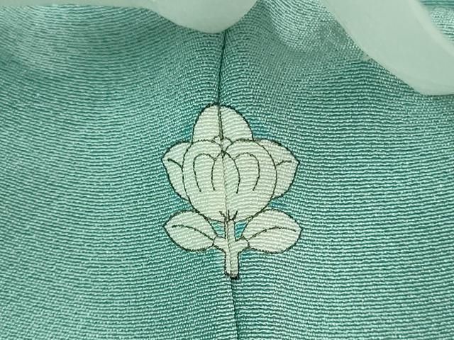 平和屋着物●極上　色無地　本草木染　白群色　反端付き　逸品　未使用　DZAB2515kh6 平和屋着物○極上 色無地 本草木染 白群色 反端付き 逸品 未使用