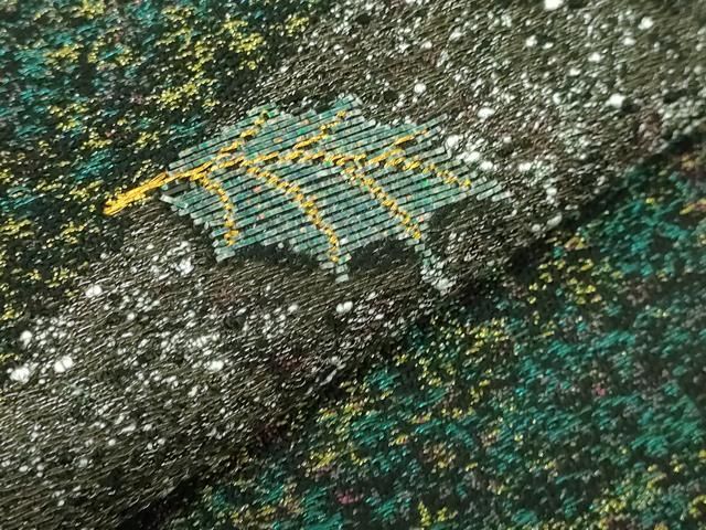 平和屋着物○極上 創業280年 誉田屋源兵衛 六通柄袋帯 兆寿尽し 金糸