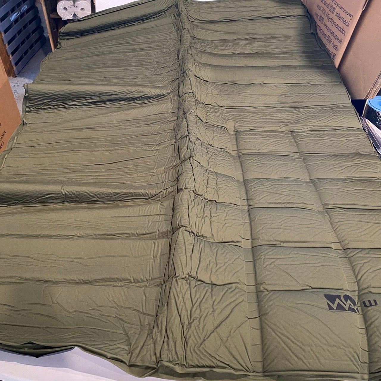 WAQ(ワック) リラクシング キャンプマット ダブルサイズ(オリーブ