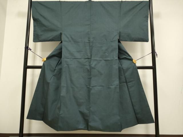 平和屋着物□極上 男性 本場大島紬 アンサンブル 長羽織 100亀甲 総