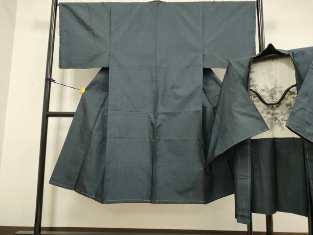 平和屋着物● 上 男性 本場大島紬 アンサンブル 100亀甲 総詰め ♥ kh 6