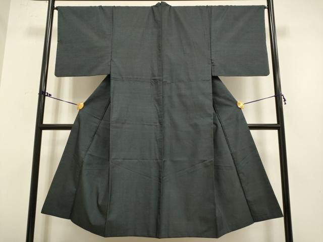 平和屋着物□極上 男性 本場大島紬 アンサンブル 長羽織 100亀甲 総