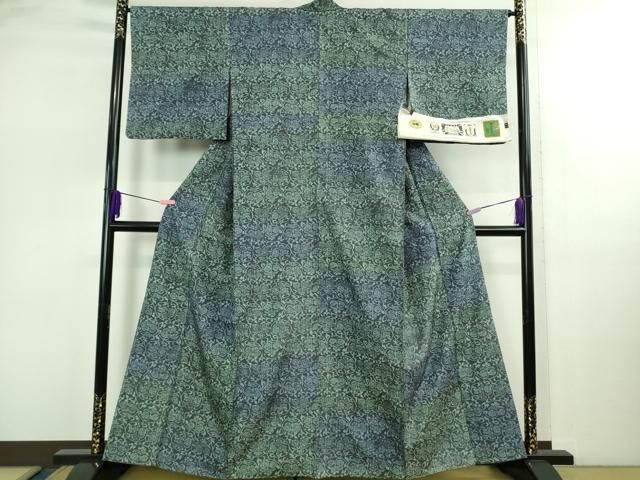 平和屋着物○極上 ムガシルク結城紬 インド・アッサム 野蚕糸 手織