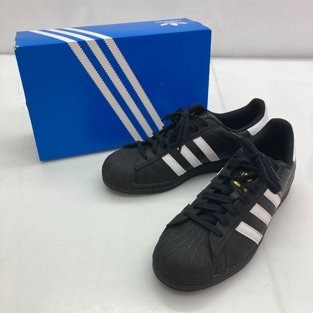 05 w 17685 アディダス adidas Superstar ブラック|ホワイト 27.5 cm UK 9 インドネシア製 メンズ スニーカー EG 4959 品