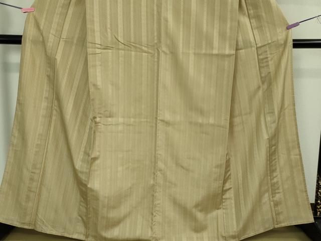 平和屋着物▽ 上 献上紬 博多織 単衣 kh 6 紬 着物