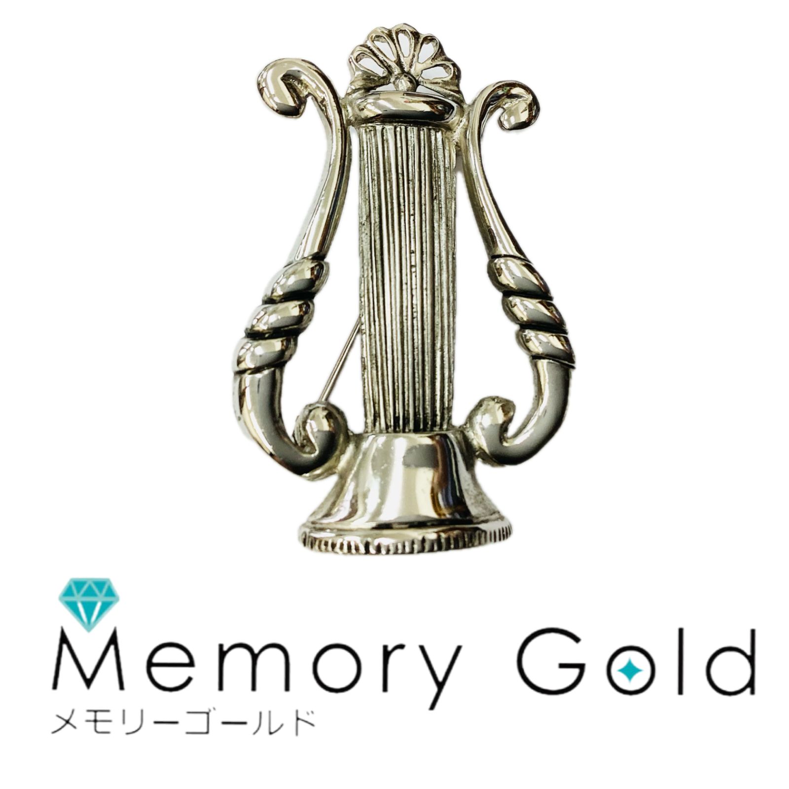 ROCHS PARIS ブローチ 楽器モチーフ ハープ ヴィテージ