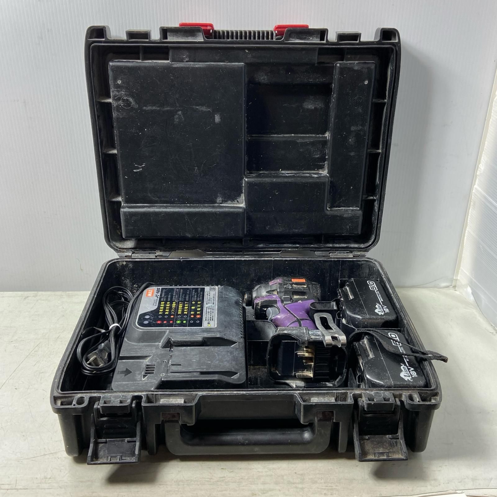 ΦΦMAX マックス 充電式インパクトドライバ 18 V PJ-ID 151 パープル