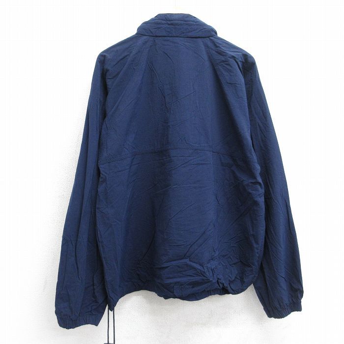 L/古着 チャンピオン champion 長袖 ハーフジップ ナイロン ジャケット