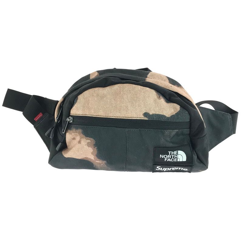 品 Supreme シュプリーム × THE NORTH FACE ザ ノースフェイス DENIM PRINT ROO II ウエストバッグ ボディバッグ カバン 188-260108-na-03-tag