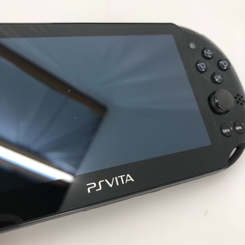 05 w 17941 T PS VITA PlayStation 本体のみ PCH 2000 ブラック メモリーカード4 GB＊動作 初期化済み＊ 品