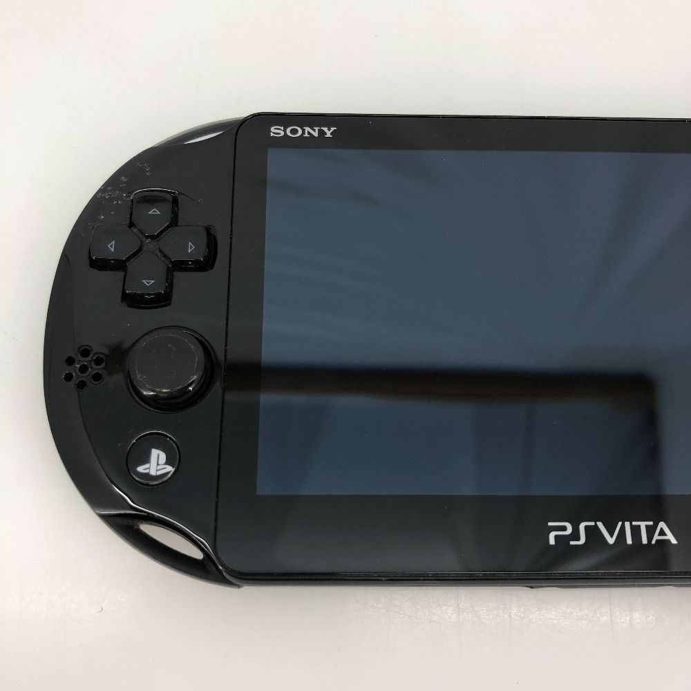 05 w 17943 T PS VITA PlayStation 本体のみ PCH 2000 ブラック キズ多め ＊動作 初期化済み＊ 品