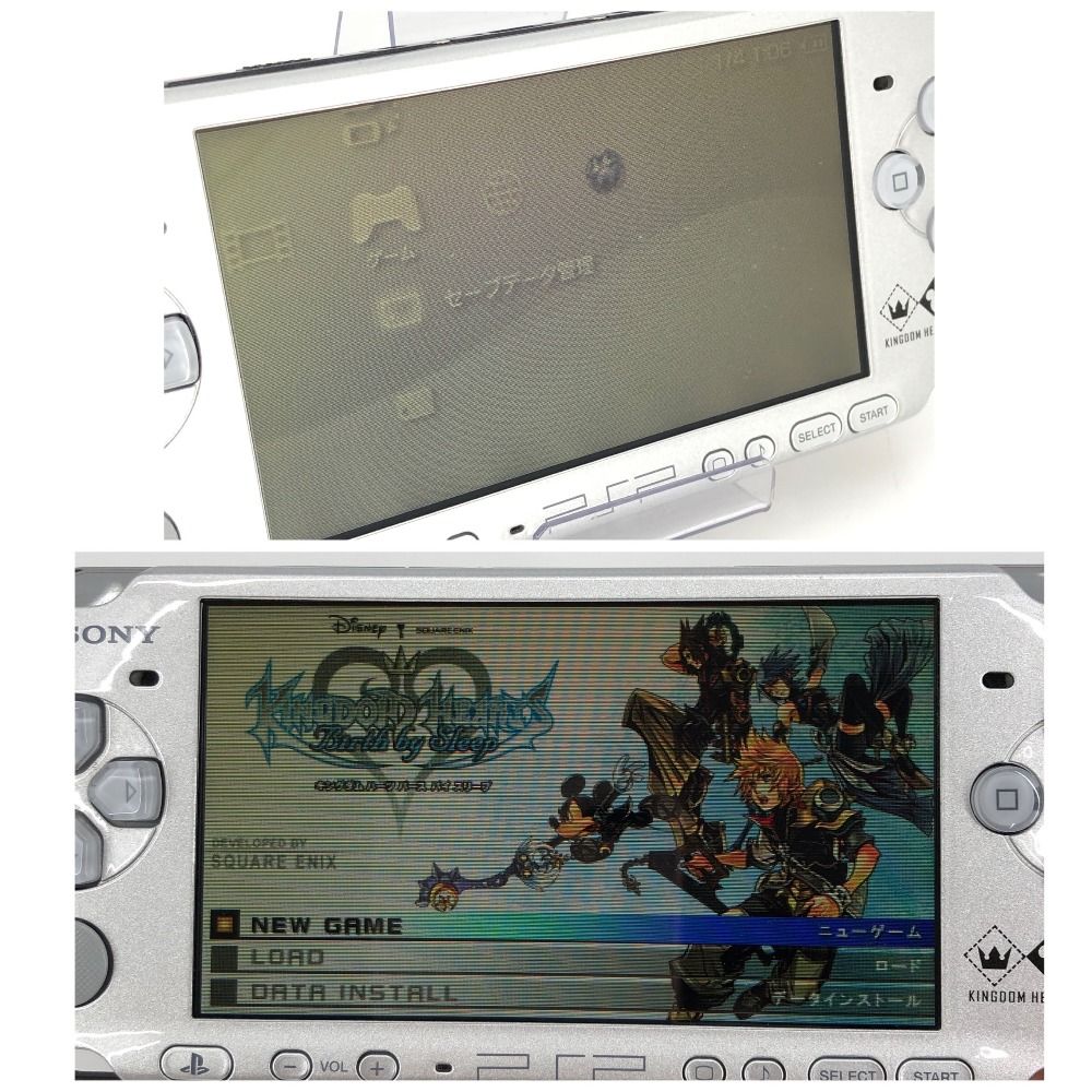  05 w 17944 T PSP PlayStation ポータブル 3000 本体 キングダムハーツ Birth by Sleep エディション ＊動作 初期化済み＊ 品 本体(PSP) プレイステーションポータブル(PSP)