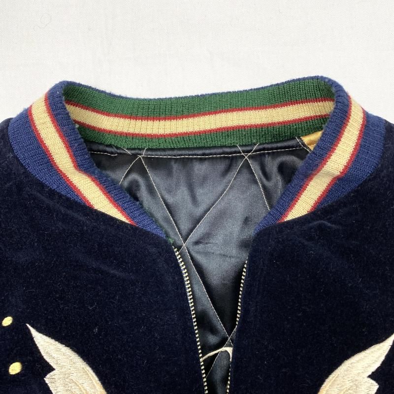 中古】テーラー東洋 別珍 リバーシブルスカジャン 舞妓 サイズL