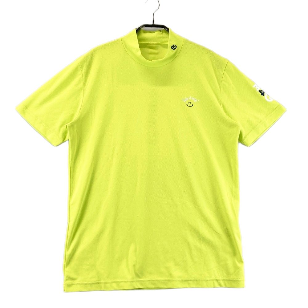 サイズ 5 PEARLY GATES パーリーゲイツ 半袖ハイネックTシャツ グリーン系 ゴルフウェア メンズ ストスト