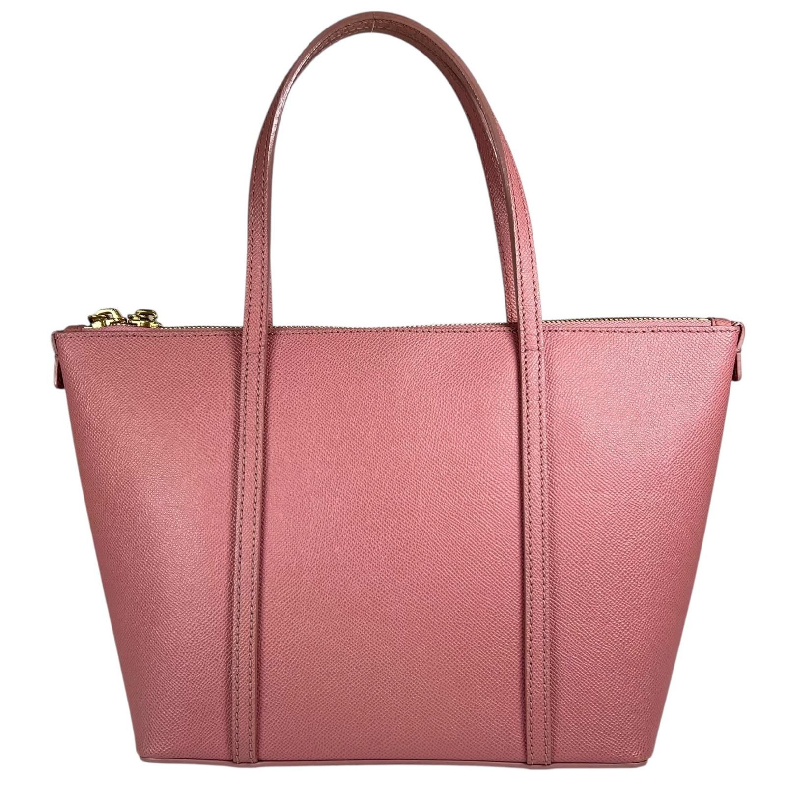 美品 DOLCE&GABBANA ドルチェアンドガッバーナ トートバッグ レザー