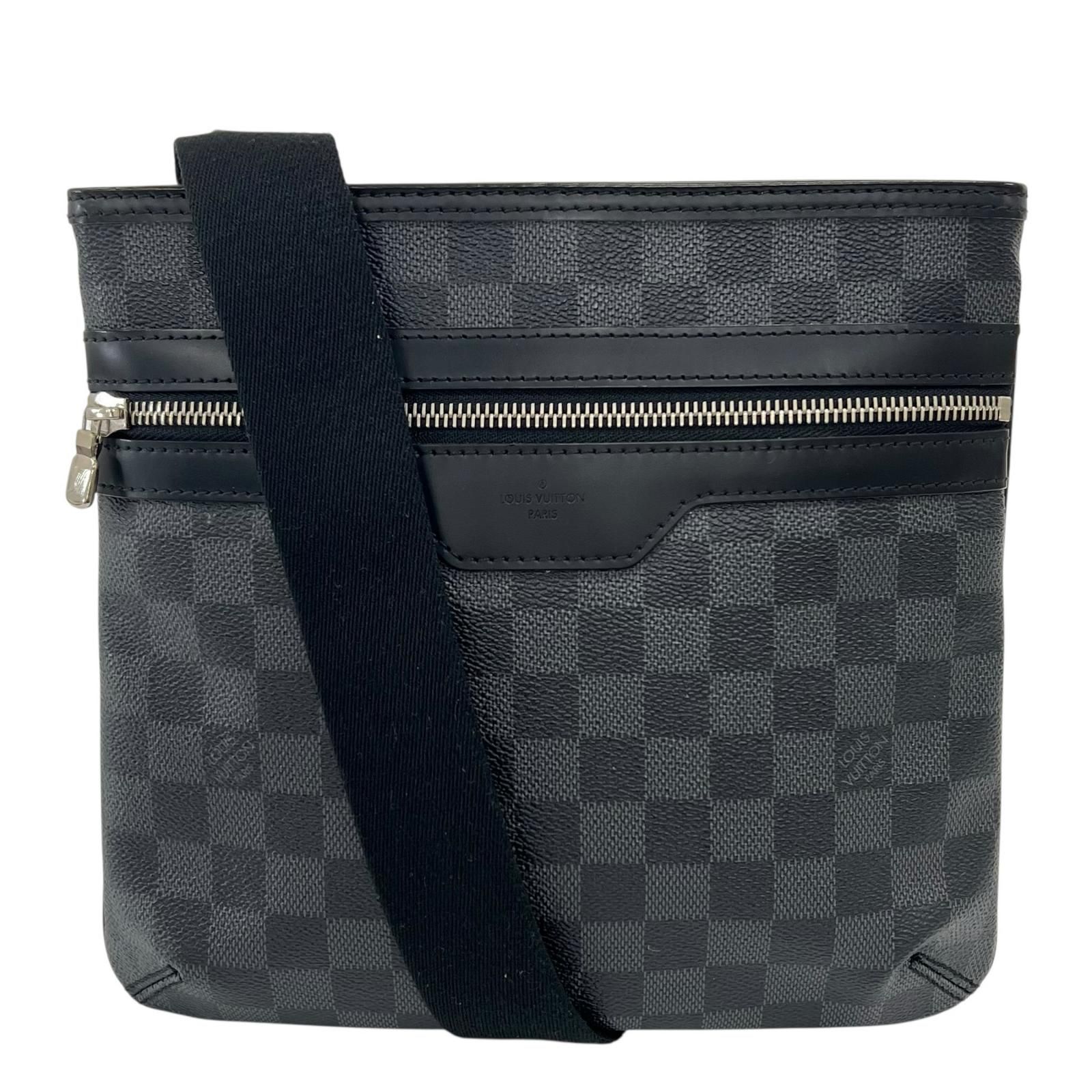 LOUIS VUITTON ルイ ヴィトン トマス N 58028 ショルダーバッグ ダミエグラフィットキャンバス ブラック メンズ