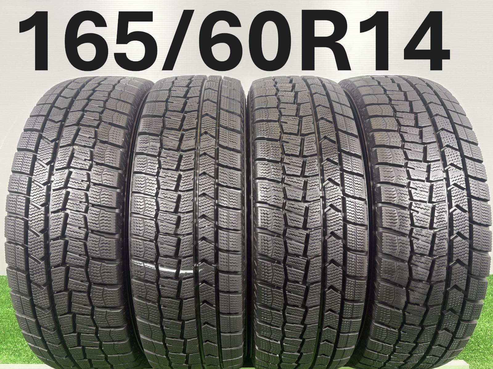 165|60 R 14 ダンロップ WM 02 2019年製 4本 冬 タイヤ スタッドレス TB 906