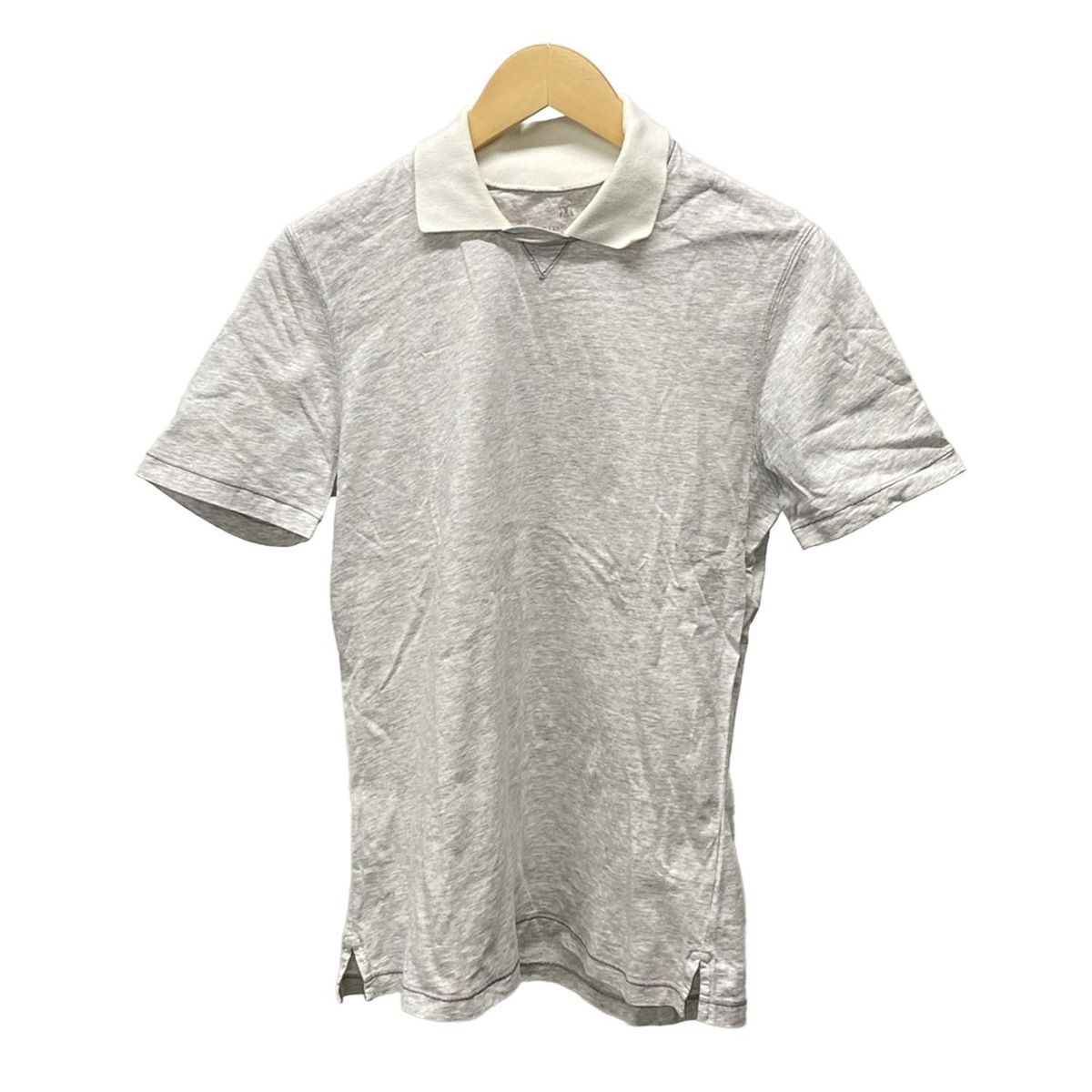 【Brunello Cucinelli】半袖ポロシャツ BRUNELLO CUCINELLI - BRUNELLO CUCINELLI 半袖 ポロシャツ L 青系