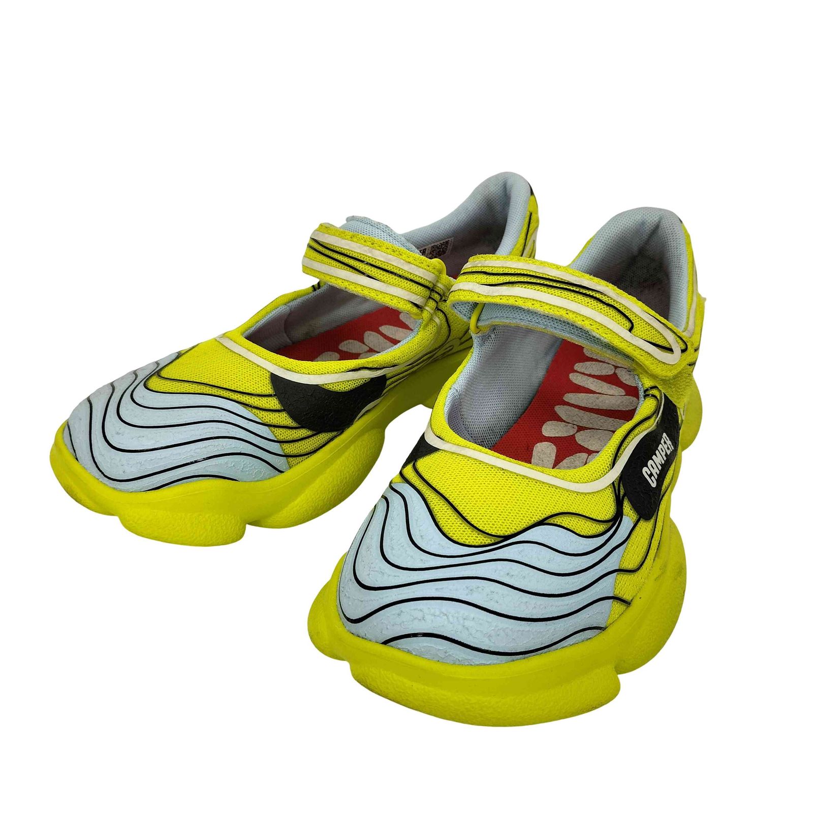 カンペール CAMPER Karst Multicolored Textile Mary Jane レディース JPN 23