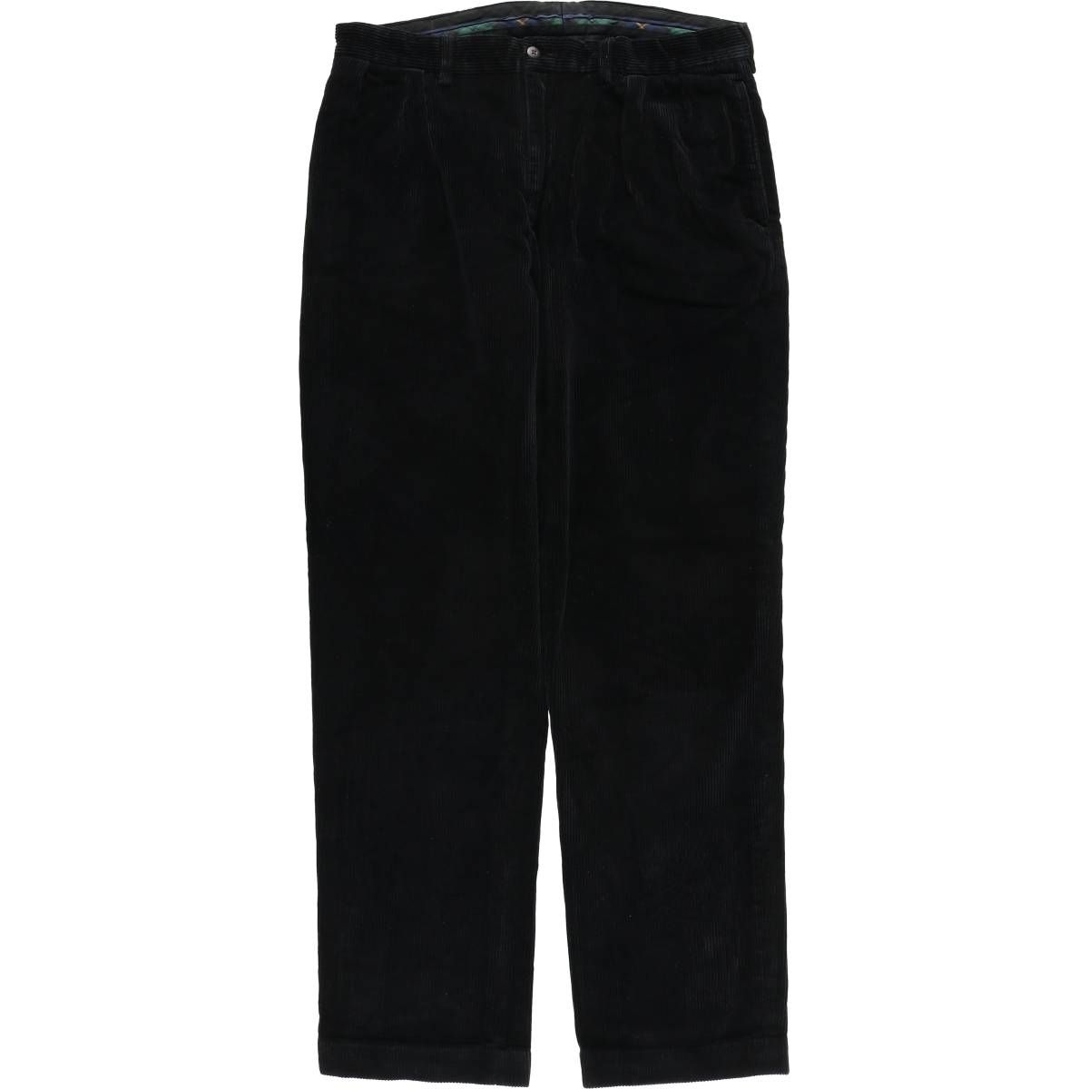 古着 ラルフローレン Ralph Lauren POLO by ETHAN PANT ツータック コーデュロイパンツ メンズw 37相当|eaa 606376