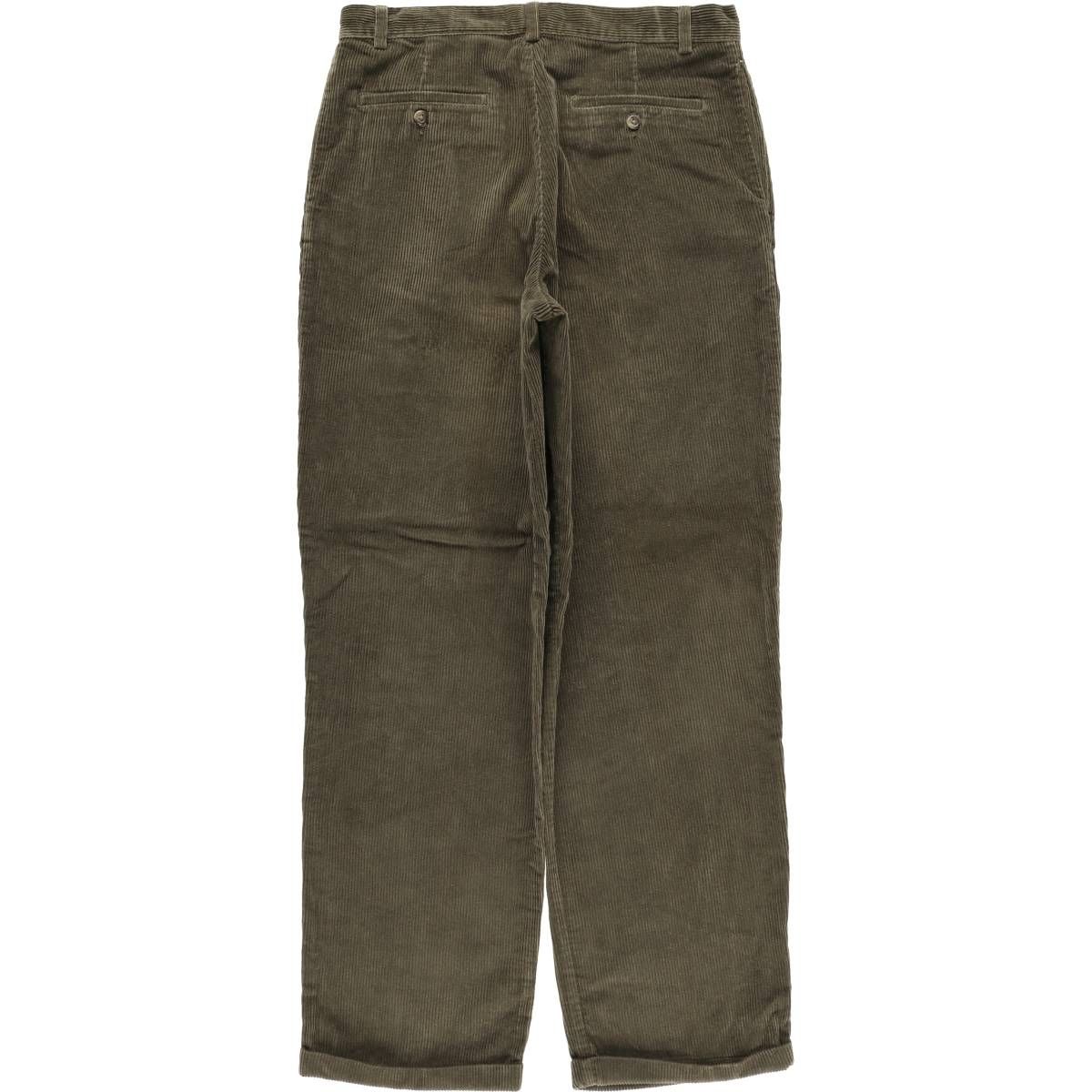 Eddie Bauer 太畝　エディーバウアーコーデュロイパンツ W34 90s EddieBauerエディーバウアー ツータック 太畝 コーデュロイパンツ